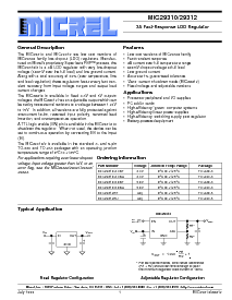 浏览型号MIC29310-3.3BU的Datasheet PDF文件第1页