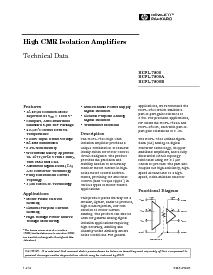 浏览型号HCPL-7800-300的Datasheet PDF文件第1页