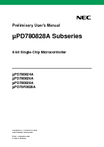 浏览型号UPD780338的Datasheet PDF文件第1页