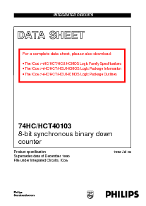 浏览型号74HCT40103DB的Datasheet PDF文件第1页