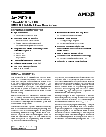 浏览型号AM28F010-200JC的Datasheet PDF文件第1页