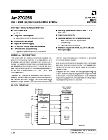 浏览型号AM27C256-200JC的Datasheet PDF文件第1页