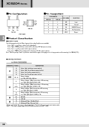 浏览型号XC6204C082DL的Datasheet PDF文件第2页