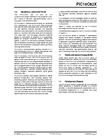 浏览型号PIC16C622A-04E/JW的Datasheet PDF文件第5页