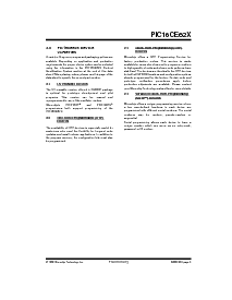 浏览型号PIC16CE625-04I/JW的Datasheet PDF文件第5页