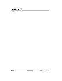 浏览型号PIC16CE625-04I/JW的Datasheet PDF文件第6页