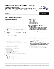 浏览型号S29GL064A的Datasheet PDF文件第3页