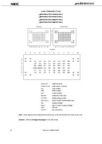 浏览型号UPD29F064115-X的Datasheet PDF文件第4页