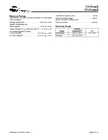 浏览型号CY7C106B-15VC的Datasheet PDF文件第2页