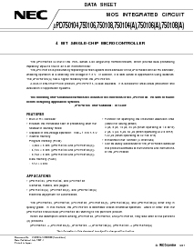 浏览型号UPD750106GB的Datasheet PDF文件第1页