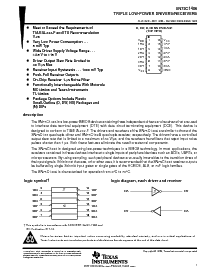 浏览型号SN75C1406NS的Datasheet PDF文件第1页