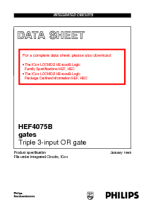 浏览型号HEF4075BP的Datasheet PDF文件第1页