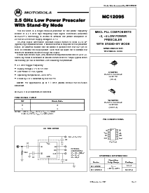 浏览型号MC12095D的Datasheet PDF文件第1页