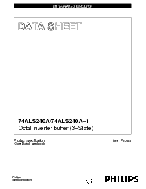 浏览型号74ALS240A-1的Datasheet PDF文件第1页