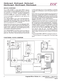 浏览型号IS42S32400A-10BI的Datasheet PDF文件第2页