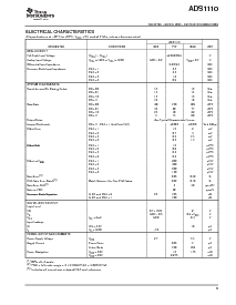 浏览型号ADS1110A5IDBVR的Datasheet PDF文件第3页