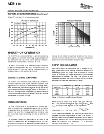 浏览型号ADS1110A5IDBVR的Datasheet PDF文件第6页