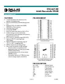 浏览型号DS1250AB-70的Datasheet PDF文件第1页