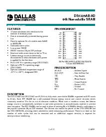 浏览型号DS1220AB-200的Datasheet PDF文件第1页