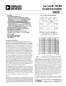 浏览型号AD8330ACP-REEL的Datasheet PDF文件第1页