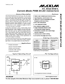 浏览型号MAX730ACPA的Datasheet PDF文件第1页