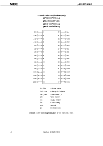 浏览型号UPD431000ACZ-85L的Datasheet PDF文件第4页