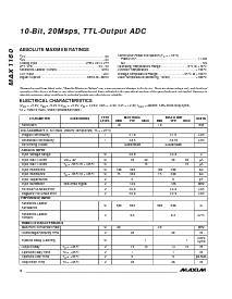 浏览型号MAX1160ACWI的Datasheet PDF文件第2页