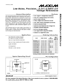 浏览型号MAX6250ACSA的Datasheet PDF文件第1页