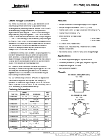 浏览型号ICL7660ACPA的Datasheet PDF文件第1页