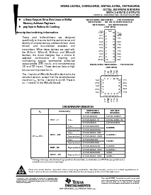 浏览型号SNJ54ALS240AFK的Datasheet PDF文件第1页