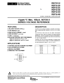 浏览型号REF3120AIDBZT的Datasheet PDF文件第1页