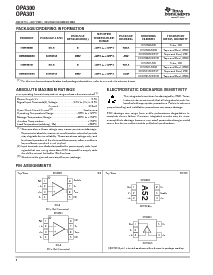 浏览型号OPA300AIDBVT的Datasheet PDF文件第2页