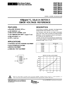 浏览型号REF2930AIDBZR的Datasheet PDF文件第1页