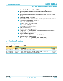 浏览型号SC16C650AIN40的Datasheet PDF文件第2页