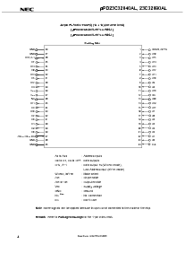 浏览型号UPD23C32080ALGY-xxx-MKH的Datasheet PDF文件第4页