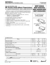 浏览型号MRF18060ALSR3的Datasheet PDF文件第1页