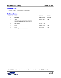 浏览型号KM684000ALG-5的Datasheet PDF文件第1页