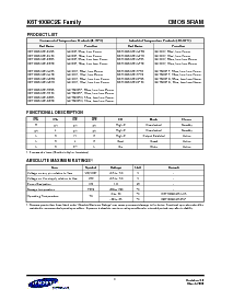 浏览型号KM684000ALG-5的Datasheet PDF文件第3页