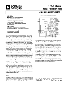 浏览型号AD8400AN1的Datasheet PDF文件第1页