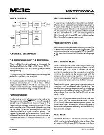 浏览型号MX27C8000API-10的Datasheet PDF文件第2页
