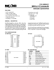 浏览型号MX27C2000APC-90的Datasheet PDF文件第1页