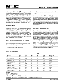 浏览型号MX27C4000API-10的Datasheet PDF文件第3页