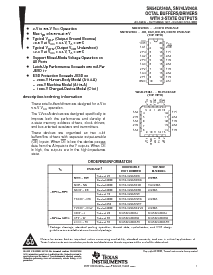 浏览型号SN74LV240APWR的Datasheet PDF文件第1页