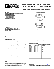 浏览型号ADR430ARM的Datasheet PDF文件第1页
