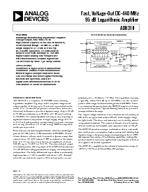 浏览型号AD8310ARM的Datasheet PDF文件第1页