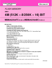 浏览型号MBM29LV400BC-70PFTN的Datasheet PDF文件第1页