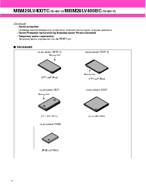 浏览型号MBM29LV400BC-70PFTN的Datasheet PDF文件第2页