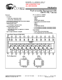 浏览型号PALC22V10D-10PC的Datasheet PDF文件第1页