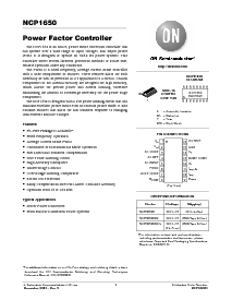 浏览型号NCP1650DR2的Datasheet PDF文件第1页