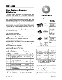 浏览型号MC14490DWR2的Datasheet PDF文件第1页